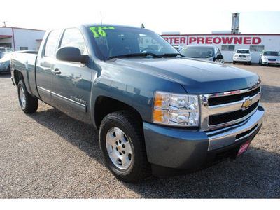 chevrolet silverado 1500 2010 blue lt flex fuel 8 cylinders 4 wheel drive automatic with overdrive 77590