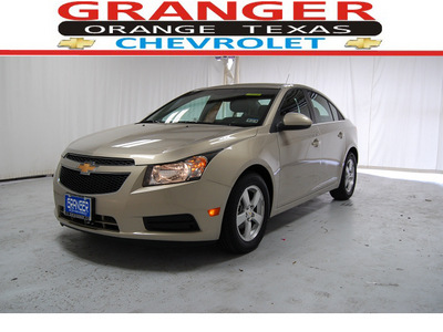chevrolet cruze 2011 gold sedan lt fleet gasoline 4 cylinders front wheel drive automatic with overdrive 77630