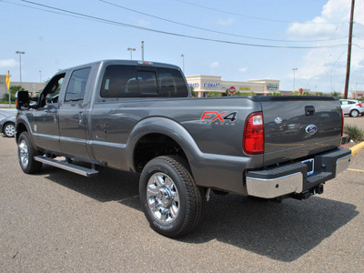 ford f 350 super duty 2012 gray lariat biodiesel 8 cylinders 4 wheel drive shiftable automatic 78523