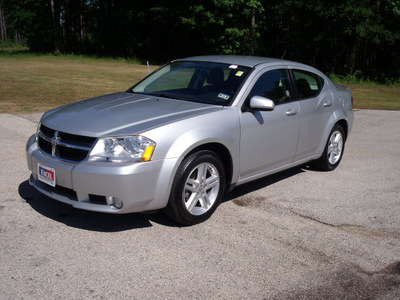 dodge avenger 2010 silver sedan r t gasoline 4 cylinders front wheel drive automatic 75657