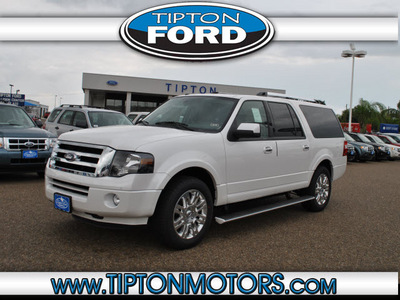 ford expedition el 2012 white suv limited flex fuel 8 cylinders 2 wheel drive 6 speed automatic 78523