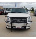 cadillac escalade esv 2010 white suv platinum edition flex fuel 8 cylinders all whee drive automatic with overdrive 77656