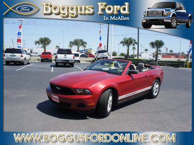 ford mustang 2011 red v6 gasoline 6 cylinders rear wheel drive automatic 78501