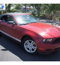 ford mustang 2011 red v6 gasoline 6 cylinders rear wheel drive automatic 78501