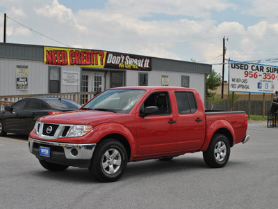nissan frontier 2011 red sv v6 gasoline 6 cylinders 2 wheel drive automatic 78523