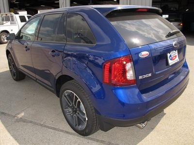 ford edge 2013 blue suv sel gasoline 6 cylinders front wheel drive 6 speed automatic 77026