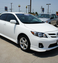 toyota corolla 2011 white sedan s gasoline 4 cylinders front wheel drive automatic 75110