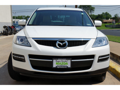 mazda cx 9 2009 white suv touring gasoline 6 cylinders front wheel drive automatic 78757