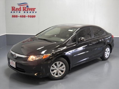 honda civic 2012 sedan gasoline 4 cylinders front wheel drive not specified 75020