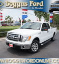 ford f 150 2009 white xlt gasoline 8 cylinders 2 wheel drive automatic 78501