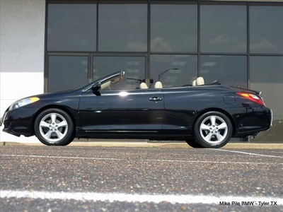 toyota camry solara 2006 black se v6 gasoline 6 cylinders front wheel drive automatic 75701