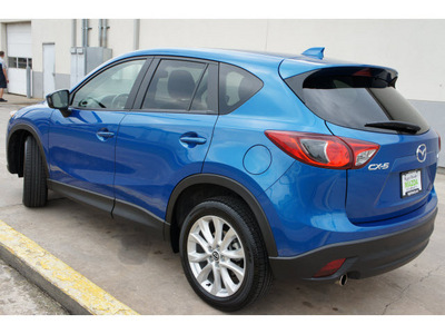 mazda cx 5 2013 lt  blue grand touring gasoline 4 cylinders front wheel drive automatic 78757