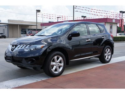 nissan murano 2009 black suv s gasoline 6 cylinders front wheel drive automatic 77706