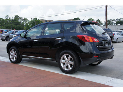 nissan murano 2009 black suv s gasoline 6 cylinders front wheel drive automatic 77706