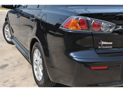 mitsubishi lancer 2011 black sedan es gasoline 4 cylinders front wheel drive automatic 78233