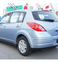 nissan versa 2011 lt  blue hatchback 1 8 s gasoline 4 cylinders front wheel drive automatic 78552