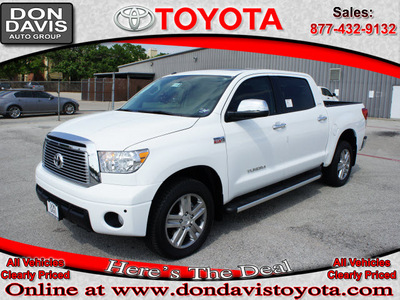 toyota tundra 2011 white limited gasoline 8 cylinders 2 wheel drive automatic 76011