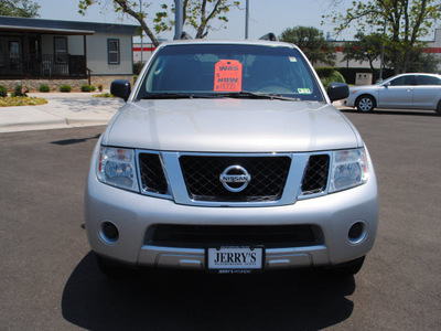 nissan pathfinder 2008 silver suv 6 cylinders rear wheel drive automatic with overdrive 76087