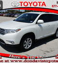 toyota highlander 2011 white suv gasoline 6 cylinders front wheel drive automatic 76011