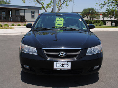 hyundai sonata 2006 black sedan gasoline 6 cylinders front wheel drive automatic 76087