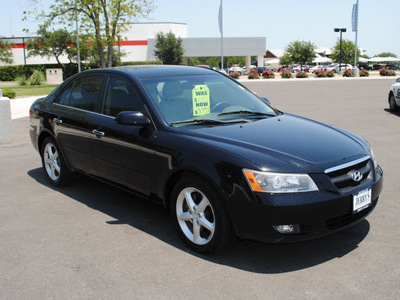 hyundai sonata 2006 black sedan gasoline 6 cylinders front wheel drive automatic 76087