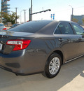 toyota camry 2012 gray sedan le 4 cylinders front wheel drive automatic 76011