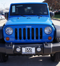 jeep wrangler unlimited 2012 blue suv sport gasoline 6 cylinders 4 wheel drive automatic 76011