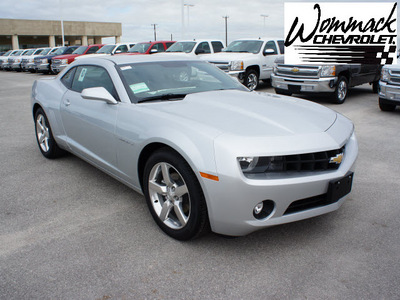 chevrolet camaro 2012 silver coupe lt gasoline 6 cylinders rear wheel drive automatic 78009