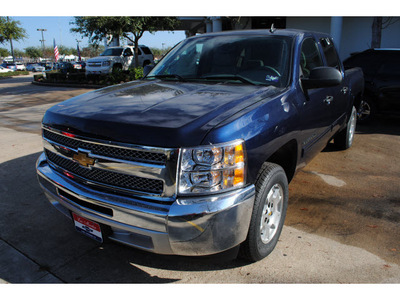 chevrolet silverado 1500 2012 dk  blue lt flex fuel 8 cylinders 2 wheel drive automatic with overdrive 77566
