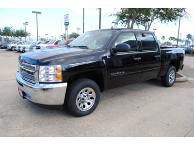 chevrolet silverado 1500 2012 black ls flex fuel 8 cylinders 2 wheel drive automatic with overdrive 77566