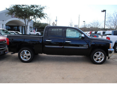 chevrolet silverado 1500 2012 black lt flex fuel 8 cylinders 2 wheel drive automatic with overdrive 77566