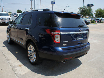 ford explorer 2012 dk  blue suv fwd 4dr limited gasoline 4 cylinders 2 wheel drive 6 speed automatic 75070