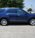 ford explorer 2012 dk  blue suv fwd 4dr limited gasoline 4 cylinders 2 wheel drive 6 speed automatic 75070