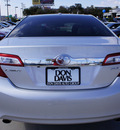 toyota camry 2012 silver sedan xle v6 gasoline 6 cylinders front wheel drive automatic 76011