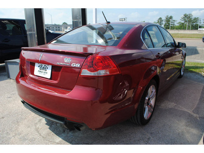 pontiac g8 2009 maroon sedan gasoline 6 cylinders rear wheel drive shiftable automatic 77539