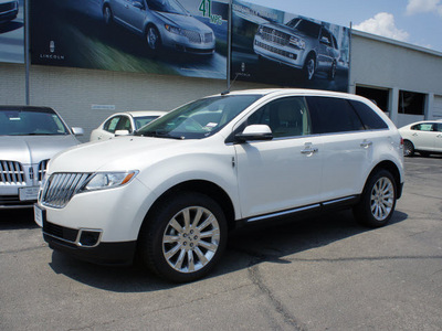 lincoln mkx 2013 white suv gasoline 6 cylinders front wheel drive 6 speed automatic 75235