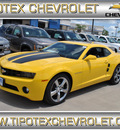 chevrolet camaro 2012 yellow coupe lt gasoline 6 cylinders rear wheel drive automatic 78521