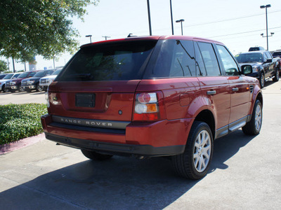 land rover range rover sport 2008 red suv hse gasoline 8 cylinders 4 wheel drive shiftable automatic 75070