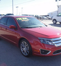 ford fusion 2011 red sedan se gasoline 4 cylinders front wheel drive automatic 79936