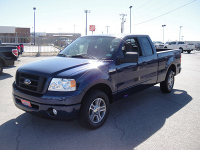 ford f 150 2008 blue styleside gasoline 8 cylinders 2 wheel drive automatic 79936