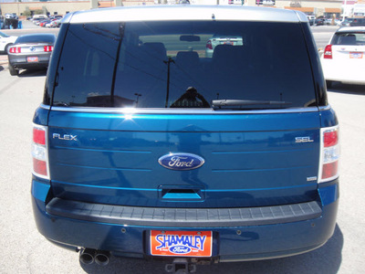 ford flex 2011 blue sel gasoline 6 cylinders all whee drive automatic 79936