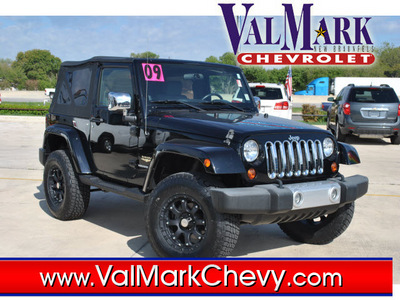 jeep wrangler 2009 black suv sahara gasoline 6 cylinders 4 wheel drive automatic with overdrive 78130
