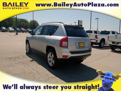 jeep compass 2011 silver suv lattitude gasoline 4 cylinders 4 wheel drive automatic 76450