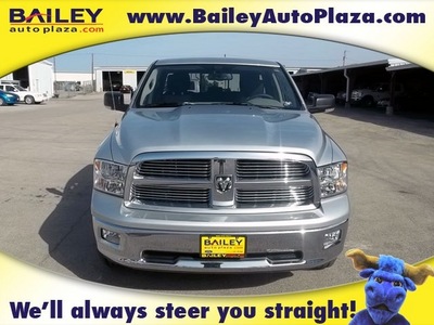 ram ram pickup 1500 2011 silver pickup truck slt lonestar gasoline 8 cylinders 2 wheel drive 5 speed automatic 76450