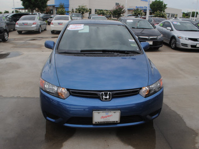 honda civic 2008 blue coupe lx gasoline 4 cylinders front wheel drive automatic 75034