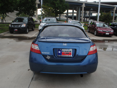 honda civic 2008 blue coupe lx gasoline 4 cylinders front wheel drive automatic 75034