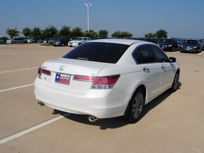 honda accord 2012 white sedan ex l v6 gasoline 6 cylinders front wheel drive automatic 75034