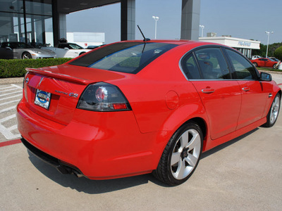 pontiac g8 2009 red sedan gt gasoline 8 cylinders rear wheel drive automatic 75067