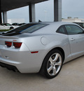 chevrolet camaro 2010 silver coupe ss gasoline 8 cylinders rear wheel drive automatic 75067