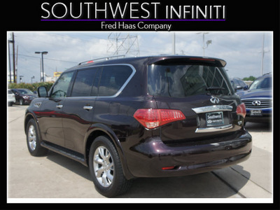 infiniti qx56 2011 brown suv gasoline 8 cylinders 4 wheel drive shiftable automatic 77074